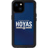 Georgetown University Hoyas Stripe iPhone 15 Plus Waterproof Case